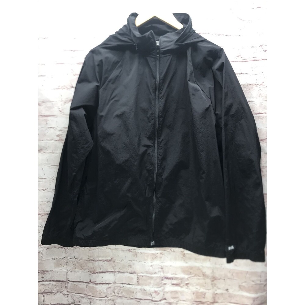 PINK Victoria’s Secret Lightweight Sport Jacket Womens Black Hooded Full Zip